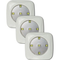 SET DE 3 FOCOS LED CON CONTROL REMOTO