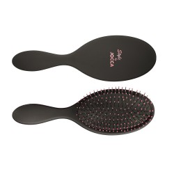 SET VIAJE PLANCHA DE PELO + CEPILLO DE PELO