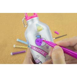 BOTELLA PARA LIQUIDOS CON GLITTER